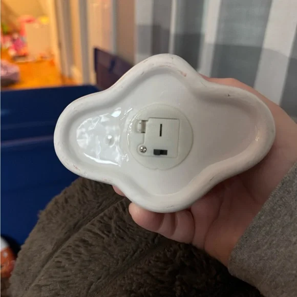 Halloween Ghost Figurine with Black Witch Hat (Lights up) Needs new battery - Picture 4 of 4